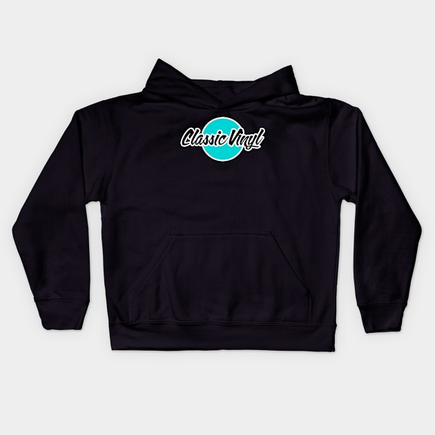 Classic Vinyl Graphic Kids Hoodie by LupiJr